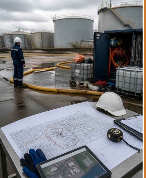 Разработка плана ликвидации разливов нефти в Муре